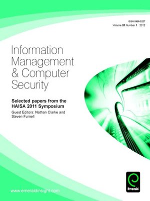 cover image of Information Management & Computer Security, Volume 20, Issue 1